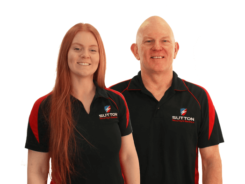 Ken and Rachael, the father-daughter team behind Sutton Security & Electrics, proudly serving customers with top-quality electrical services for over 25 years.