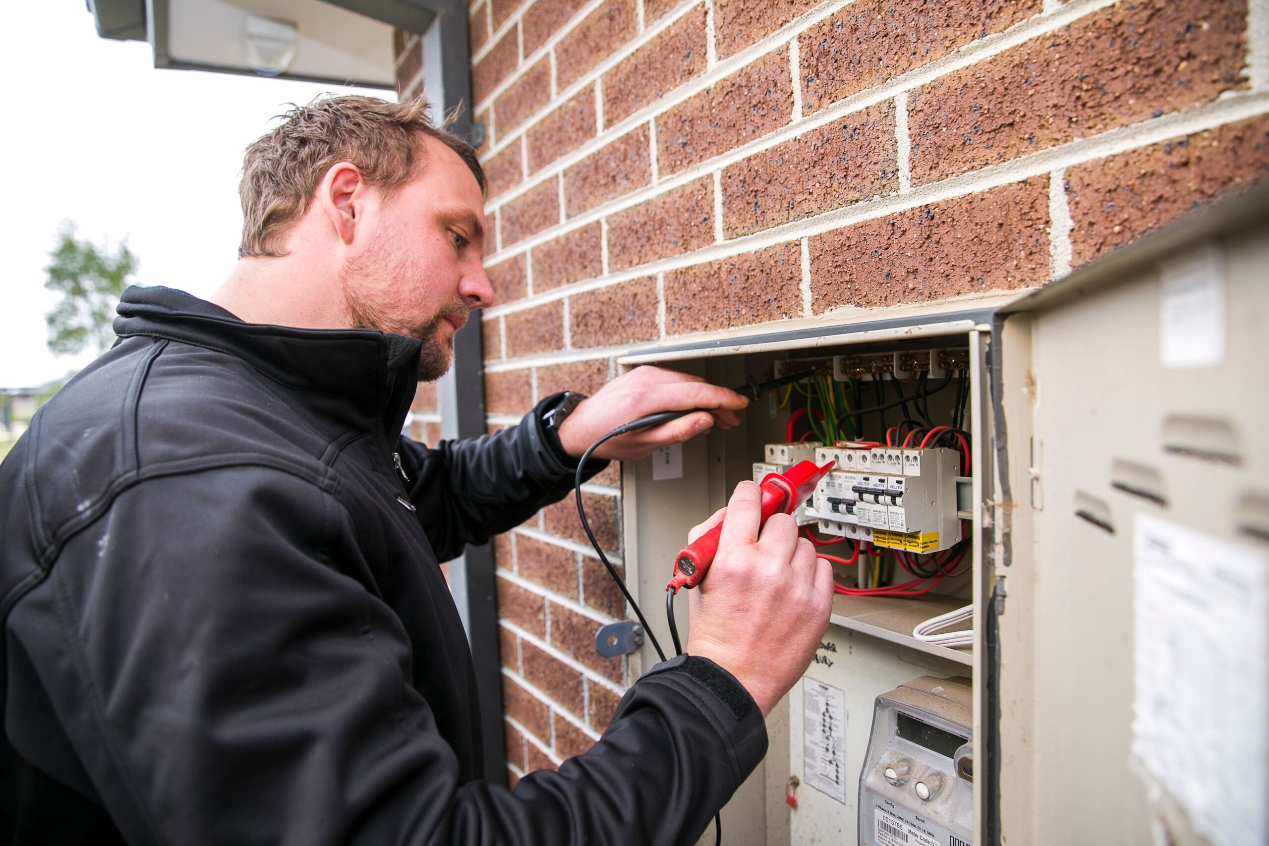 Electrician Testing Switchboard